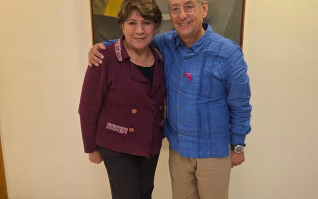 Delfina Gómez y Pedro Zenteno